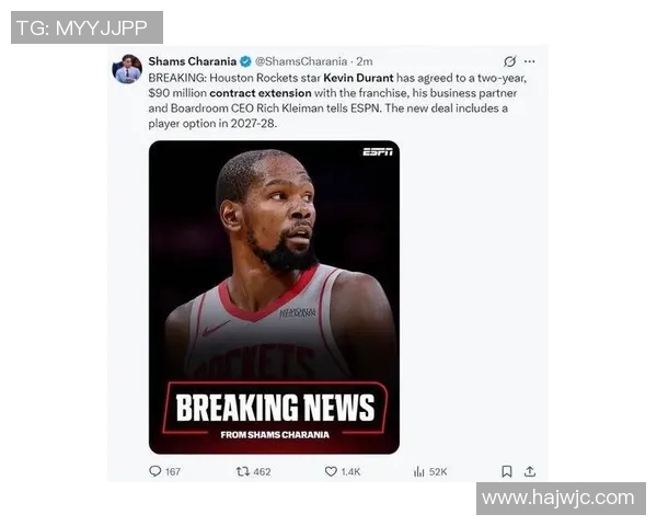 7换1，火箭交易亏了？名记：杜兰特或走詹皇老路，斯通送双核不值